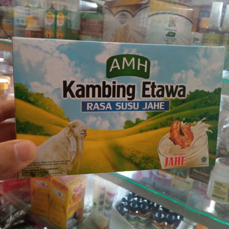 

SUSU KAMBING ETAWA RASA JAHE AMH menjaga kesehatan tubuh,sumber kalsium,anti rheumatik&osteoporosis