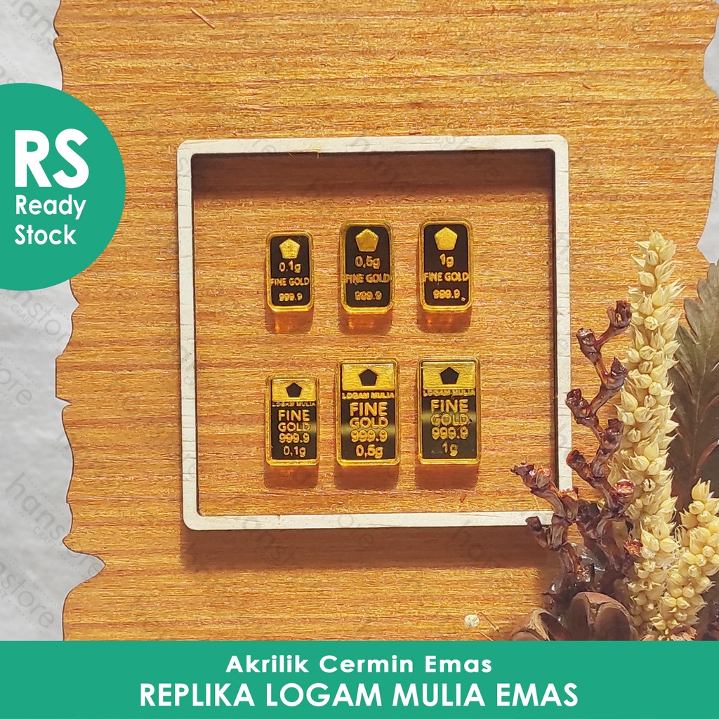 RS Replika logam mulia emas 15gr - 100gr Desain Lama &amp; Desain BARU untuk mahar / Dekorasi / Mahar