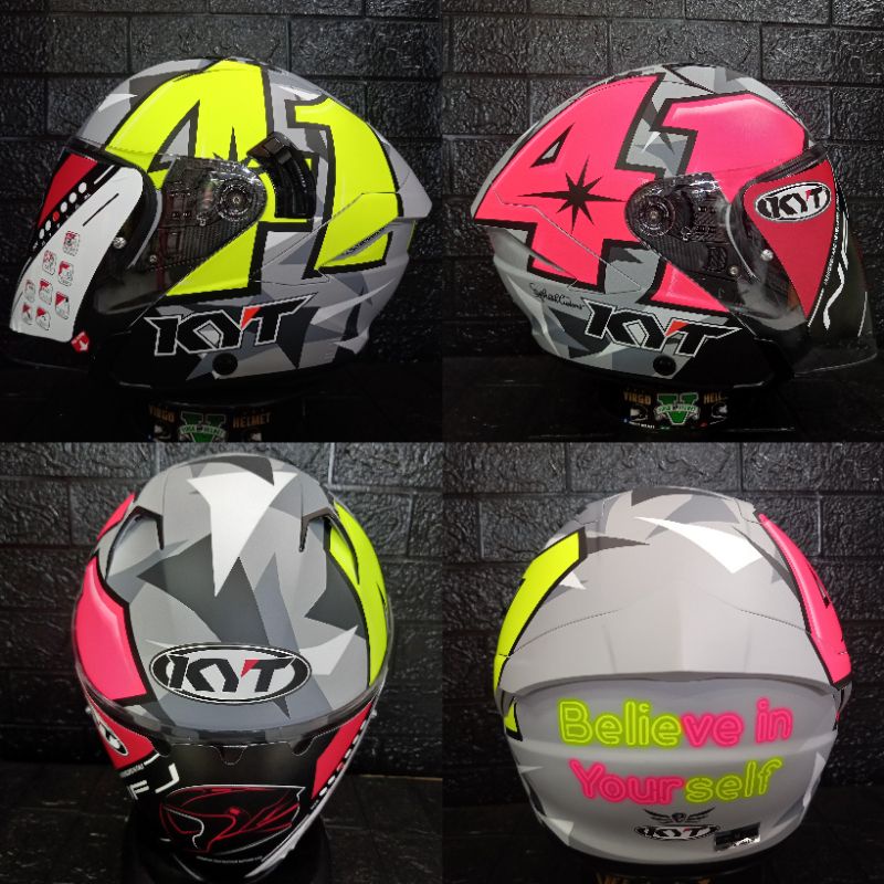 KYT HELM NFJ ALEIX ESPARGARO REPLIKA 2019 MATT GREY DDRING