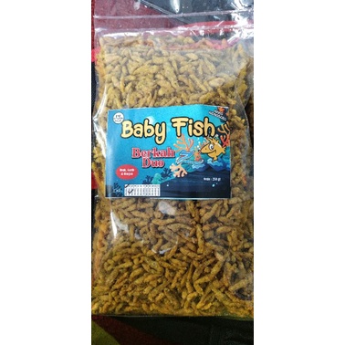 

Baby fish atau ikan menjer atau ikan mendong atau ikan endong adalah jenis ikan air tawar yg merupakan ikan endemik Telaga Menjer, daerah pegunungan Dieng. Produk yg kami kirimkan adalah produk yang terbaru. Masa simpan sampai 3 bulan.