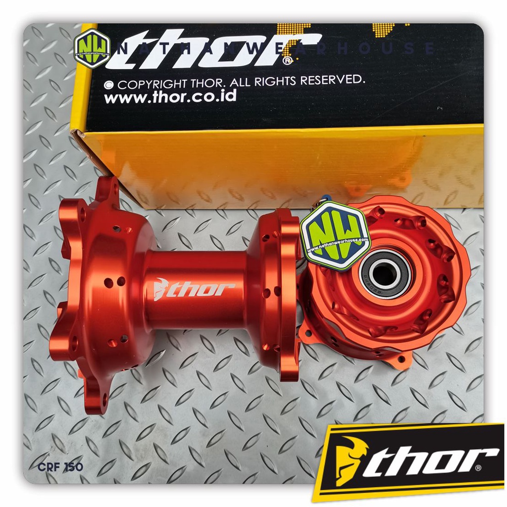 Tromol Set CRF 150 Depan Belakang CNC Forged 36H Thor