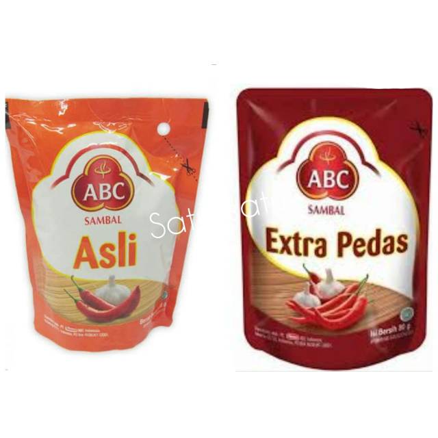 

ABC Saos Sambal Pouch 75gram Saus Sambal / Sauce Sambal / Sambel ABC