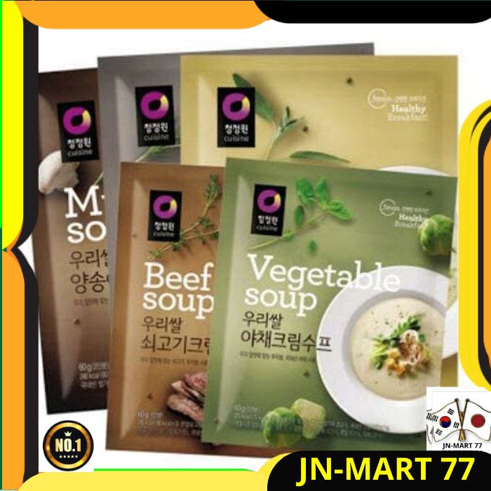 

MAKANAN KOREA/SUP KOREA DAESANG-BEEF-VEGETABLE-CREAM-MUSHROOM 60 GR