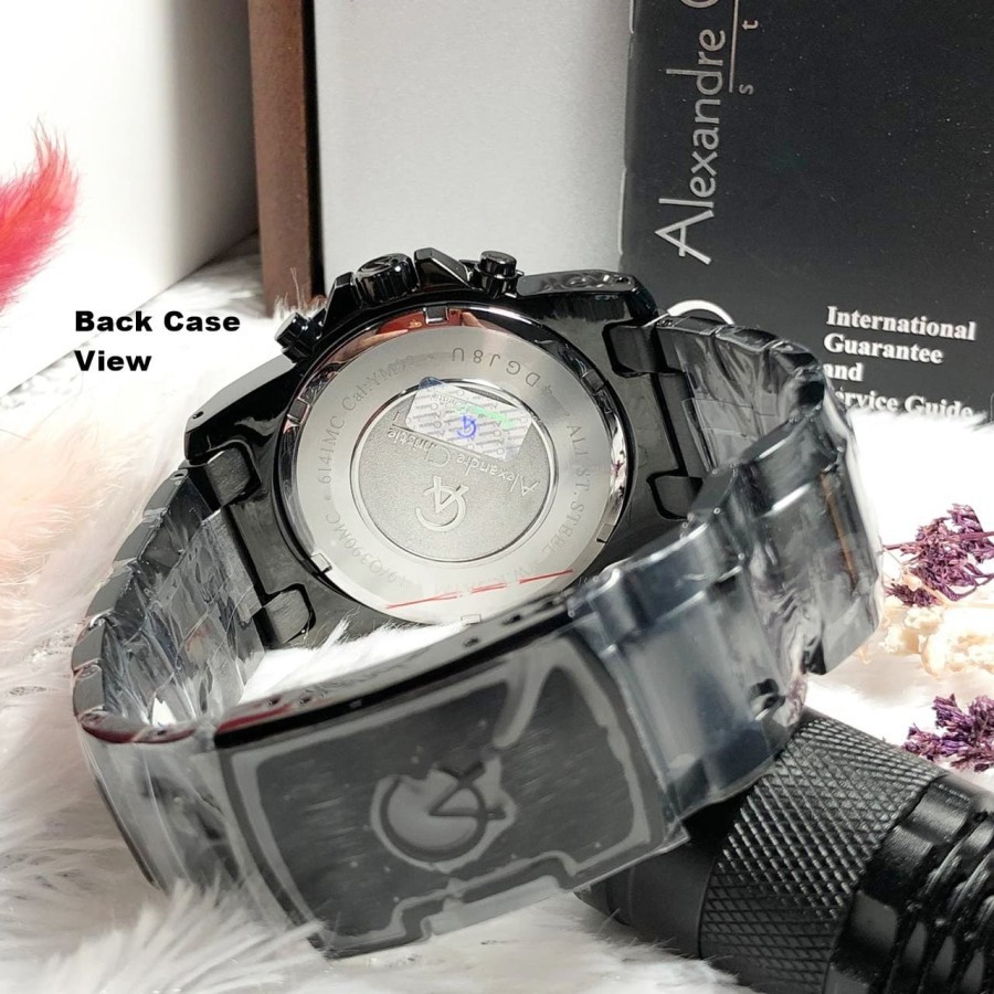 ORIGINAL Jam Tangan Pria Alexandre Christie AC 6141 / AC6141 / 6141 Garansi Resmi 1 Tahun, Stainless