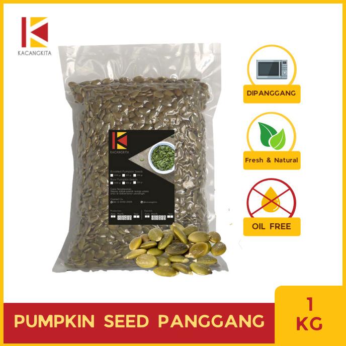 

Pumpkind Seeds Roasted - Biji Labu Panggang 1 Kg
