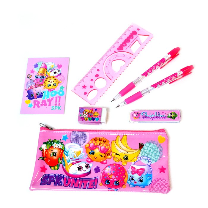 

tulis-alat-paket- shopkins set alat tulis anak original mechanical sk-nsst101 -paket-alat-tulis.