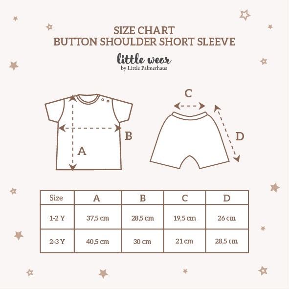 Little Palmerhaus Little Wear Short Sleeve Baju Bayi