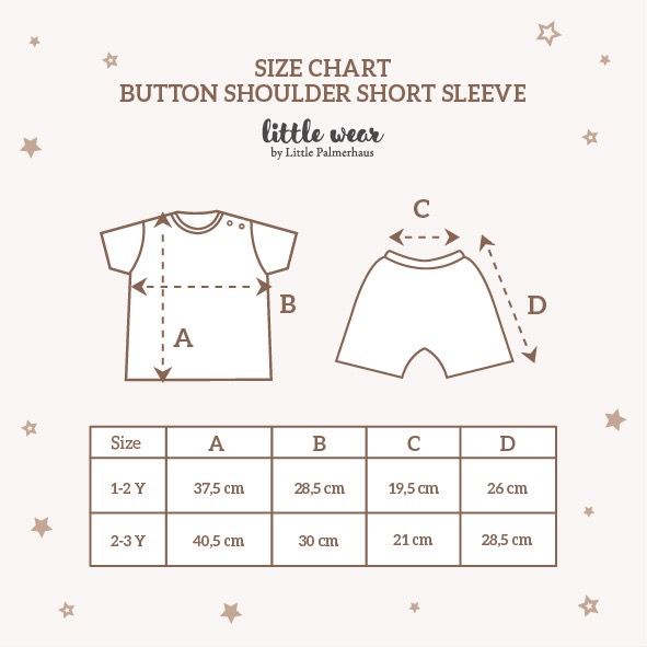 Little Palmerhaus Little Wear Short Sleeve Baju Bayi