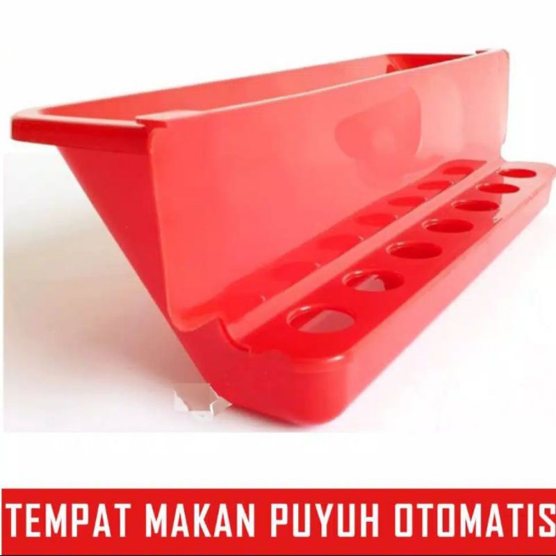 TEMPAT MAKAN PUYUH LUBANG 7 TEMPAT PAKAN PUYUH FEEDER QUAIL