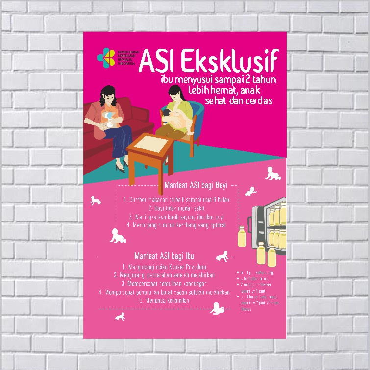 Jual Poster Kebidanan Tentang Asi Eksklusif Shopee Indonesia