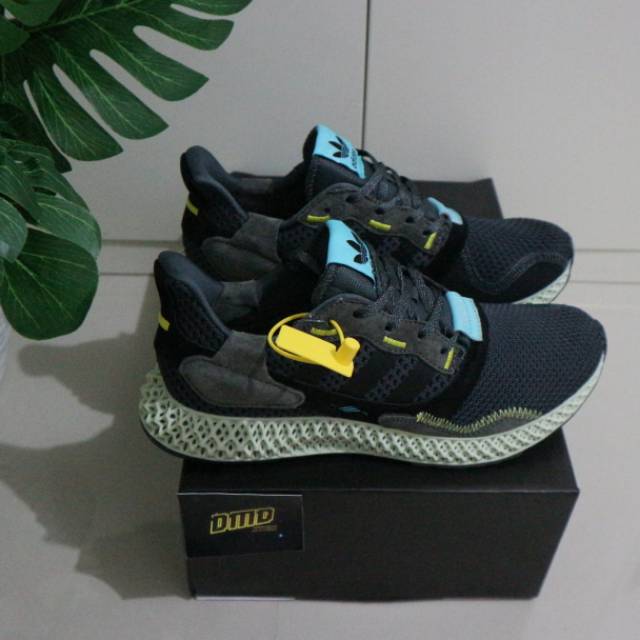TERMURAH SEPATU ADIDAS ZX 4000 FUTURECRAFT 4D CARBON - PREMIUM ORIGINAL