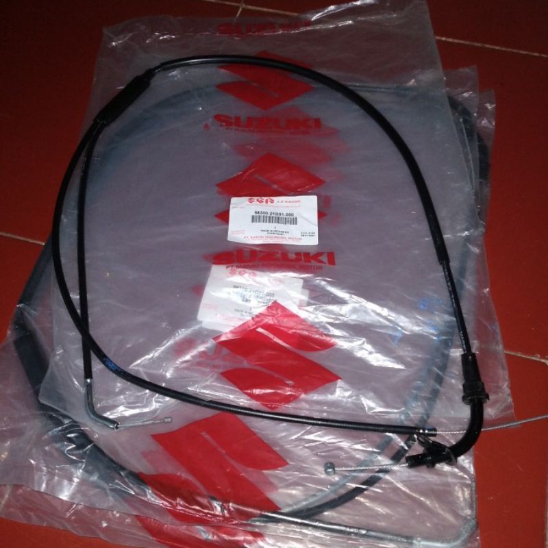 KABEL GAS KIT SATRIA 2TAK HIU LUMBA ORI SGP 2T CABLE