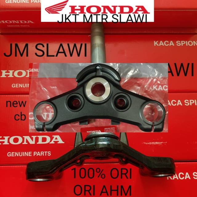 sigi tiga segitiga stang stem sub new cb 150 led cb 150r new 1set ori honda ahm