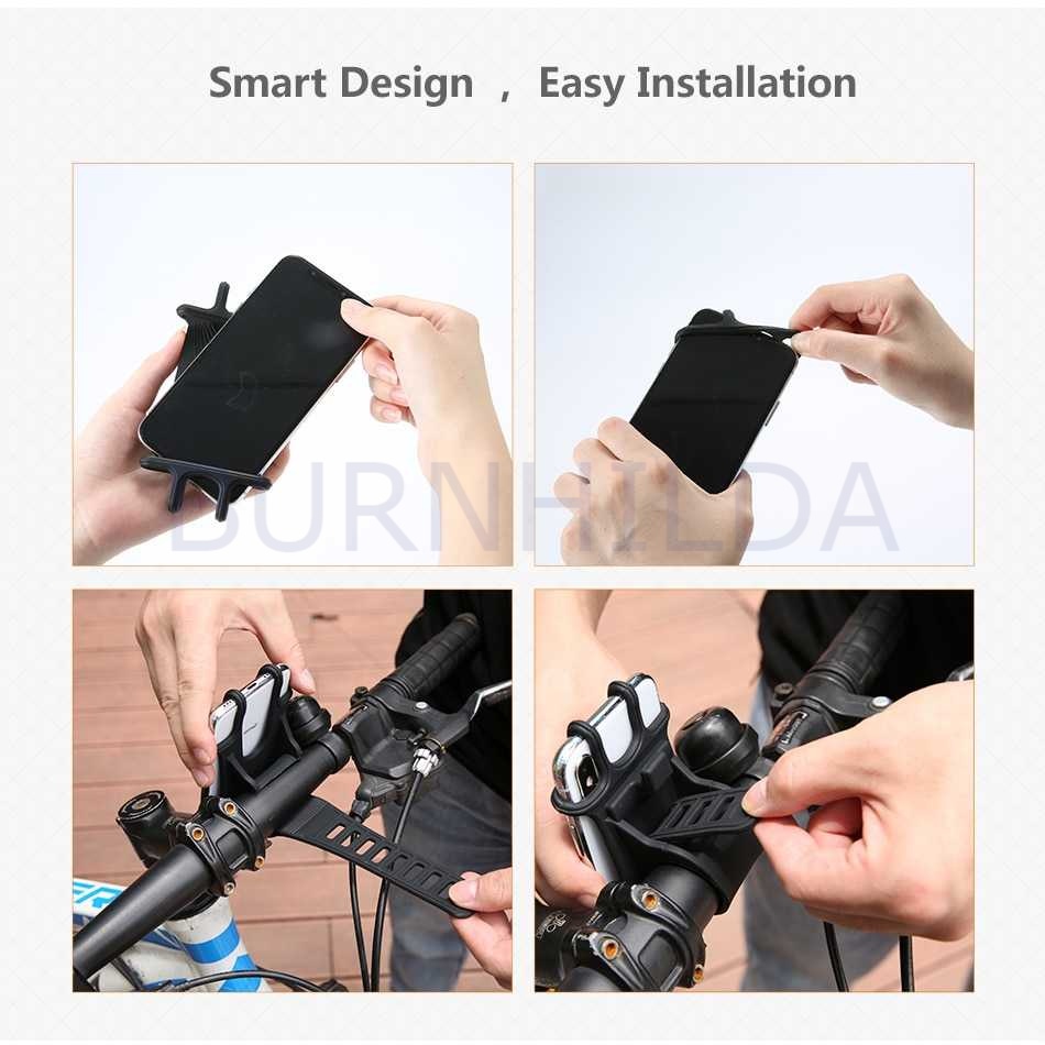 Bike Smartphone Holder Sepeda Universal Bicycle sepeda burnhilda