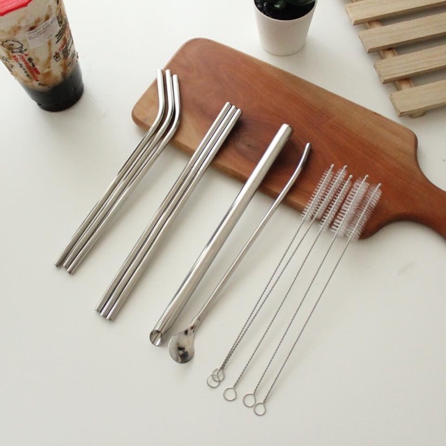 READY STOCK STAINLESS STEEL STRAW