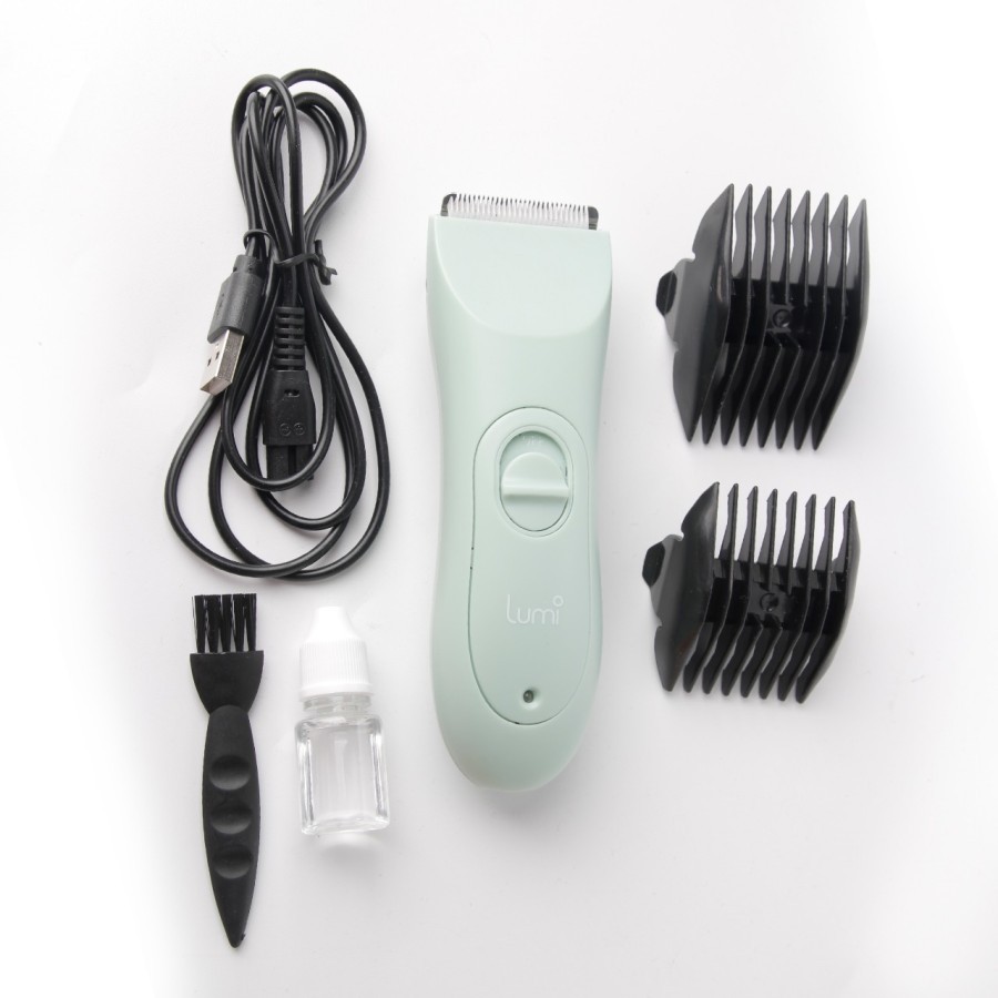 Lumi Hair and Body Trimmer Hijau Shaving - 100% Waterproof - 1 Tahun Garansi