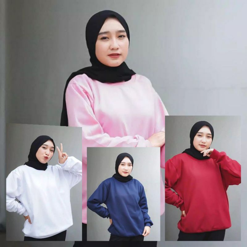 Sweater Polos Wanita/Sweater Basic Wanita/Sweater Oblong Wanita Polos