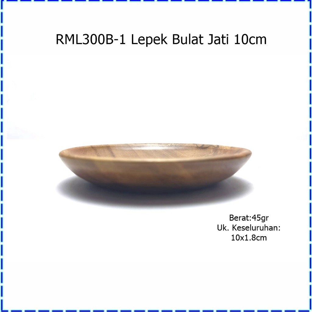 Jual Rml300b 1 Lepekalas Gelastatakan Gelas Bulat Jati 10cm Shopee Indonesia 7290