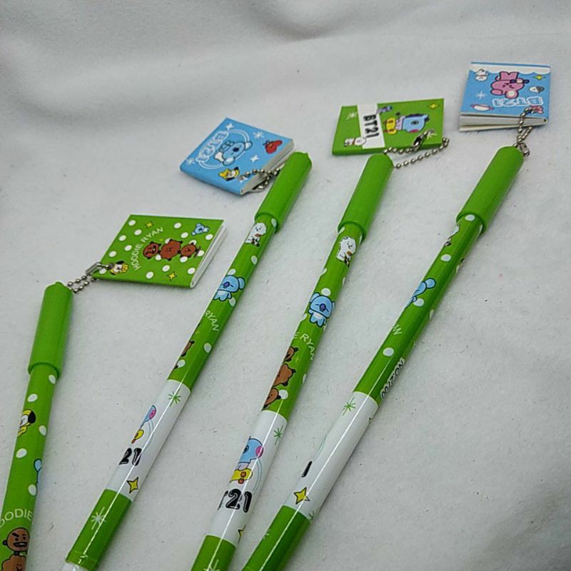 

Gel Pen BT21 Bolpoin Lucu Pulpen BTS