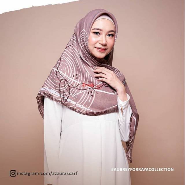 AUBREY SYAR'I UK. 130X130 by AZZURA SCARF