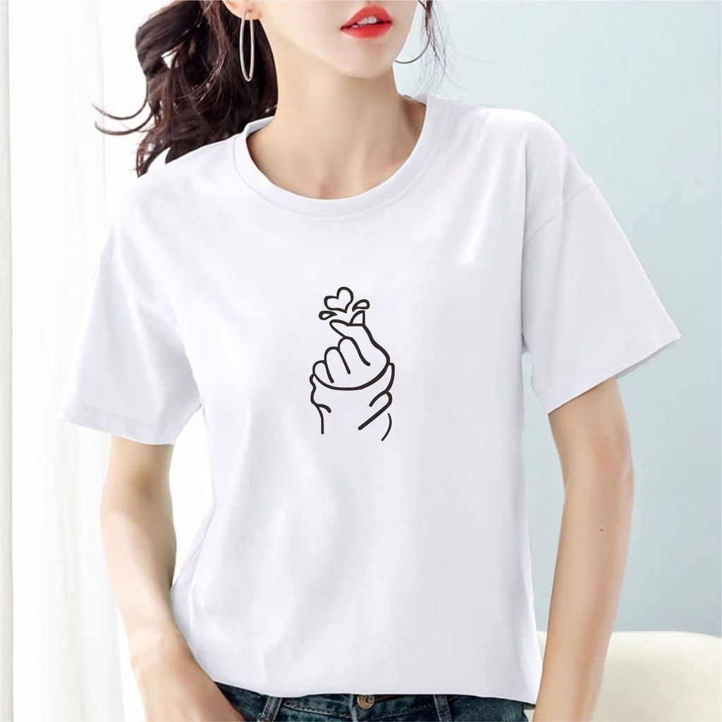 Kaos Wanita Saranghea / Baju Wanita Saranghea Tumblr tee JV