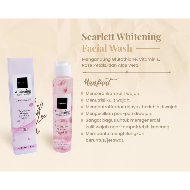 SCARLETT FACIAL WASH ~ ORIGINAL 100%