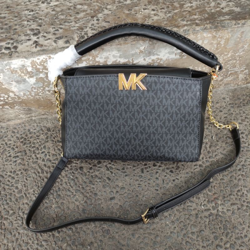 MK Karlie Logo Satchel