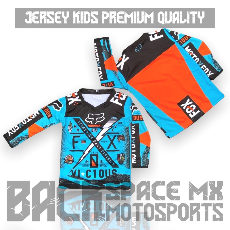 JERSEY TRAIL ANAK DRYFIT - JERSEY DRYFIT MOTOCROSS - JERSEY ANAK MOTOR - JERSEY SEPEDA ANAK - JERSEY