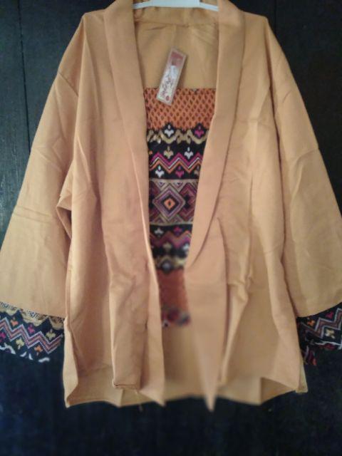 Batik Couple Ferizka Rok Lilit Sabuk Setelan Batik Stelan Wanita Feriska Seragam Kutubaru Navara 3