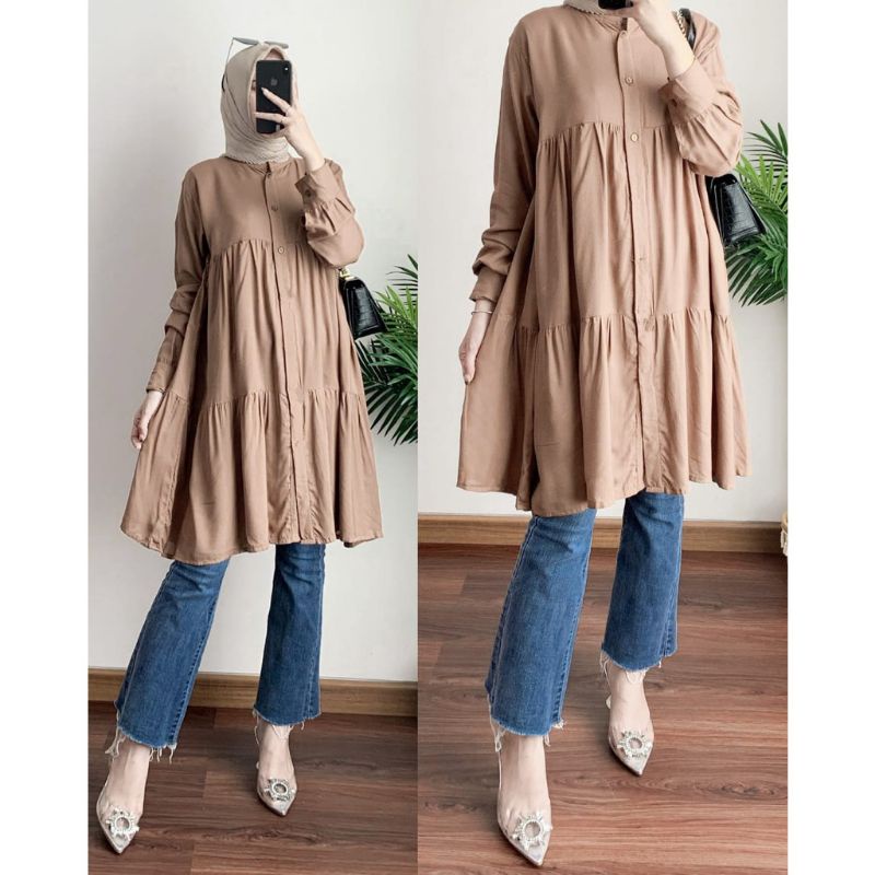 WIZA TUNIK RAYON/ATASAN WANITA/RAYON PREMIUM