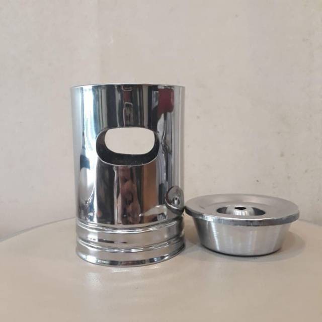 Asbak mini motiv tong sampah / Asbak rokok stainless / asbak rokok bentuk tong sampah / asbak kecil