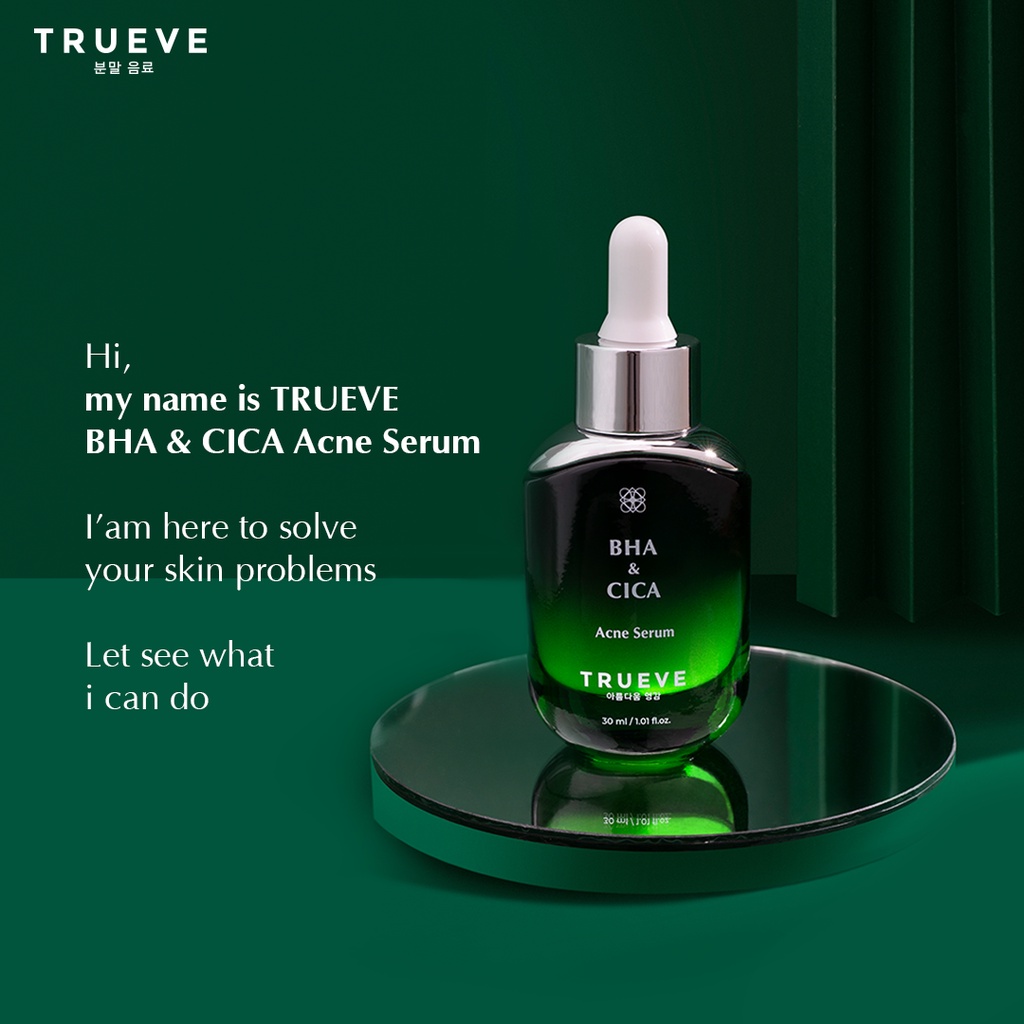 TRUEVE BHA & CENTELLA ASIATICA (CICA) ACNE SERUM