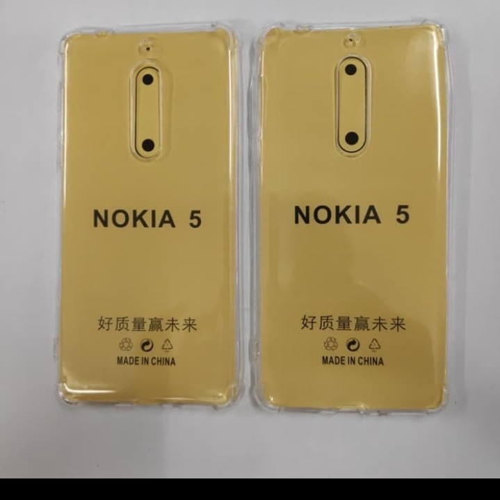 Case Casing Silikon Nokia 5 Anticrack Bening Polos