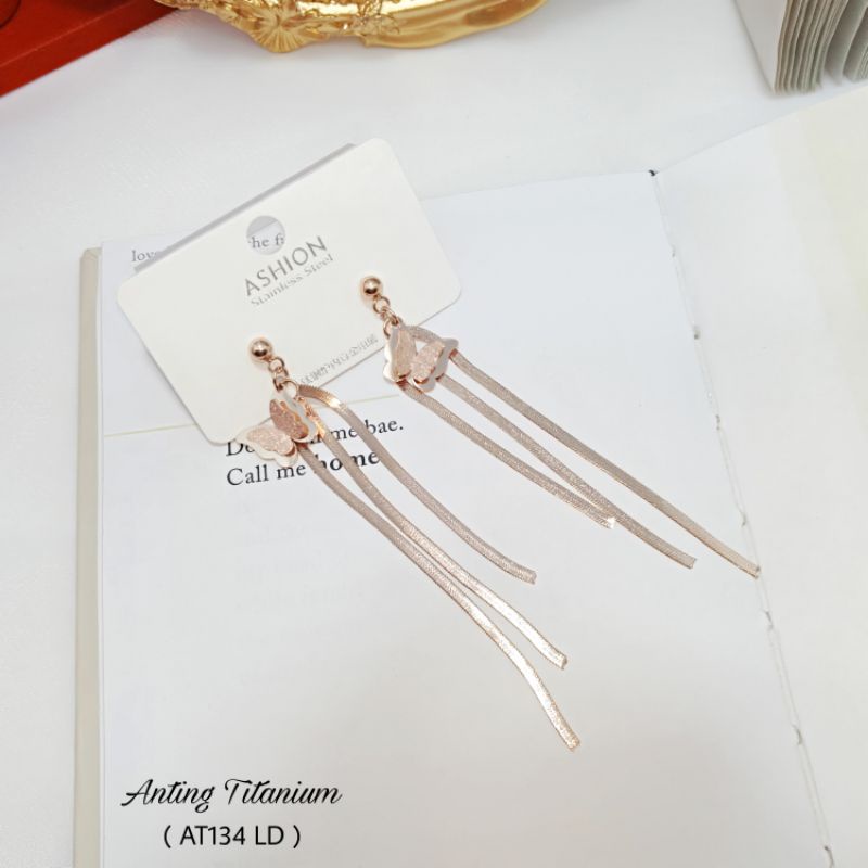 Anting Titanium Wanita Dewasa AT134 LD