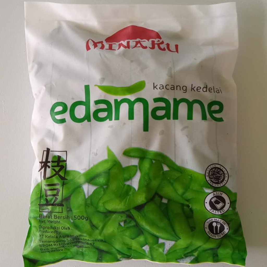 

Kacang Kedelai Edamame Frozen Minaku 500gr Lezat dan Sehat