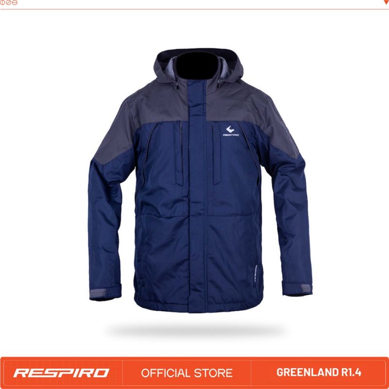 Jaket Respiro GREENLAND R1 - Jaket Motor Harian Pria Wanita Anti Angin Windproof