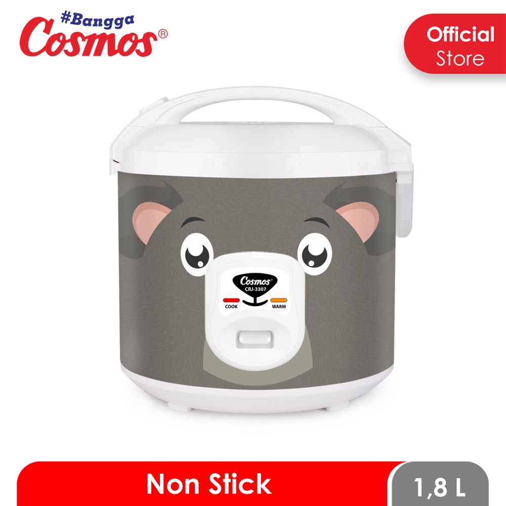 Cosmos Rice Cooker Non Stick 1.8L - CRJ-3307