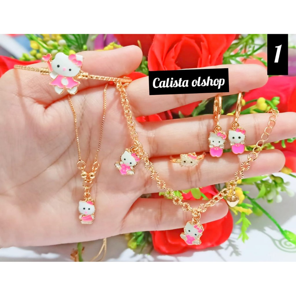 Set Anak Fleksibel free gelang kaki mewah (COD)