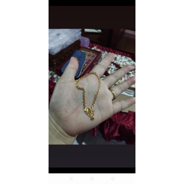 gelang Medan 1 suku replika emas24k