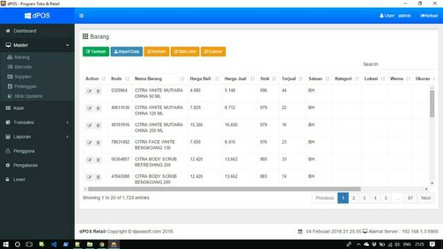 Aplikasi Program Kasir Penjualan Berbasis Web Dpos Pro Shopee Indonesia