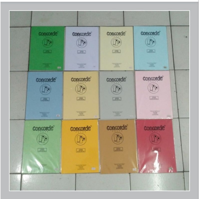 

Kertas Concorde size A4 (210 mm x 297 mm) 220 gram.