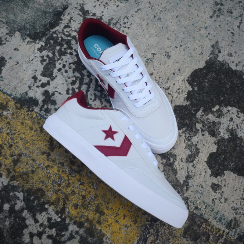 converse red white