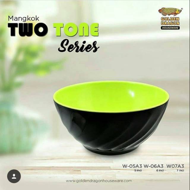 Mangkok melamin golden dragon
