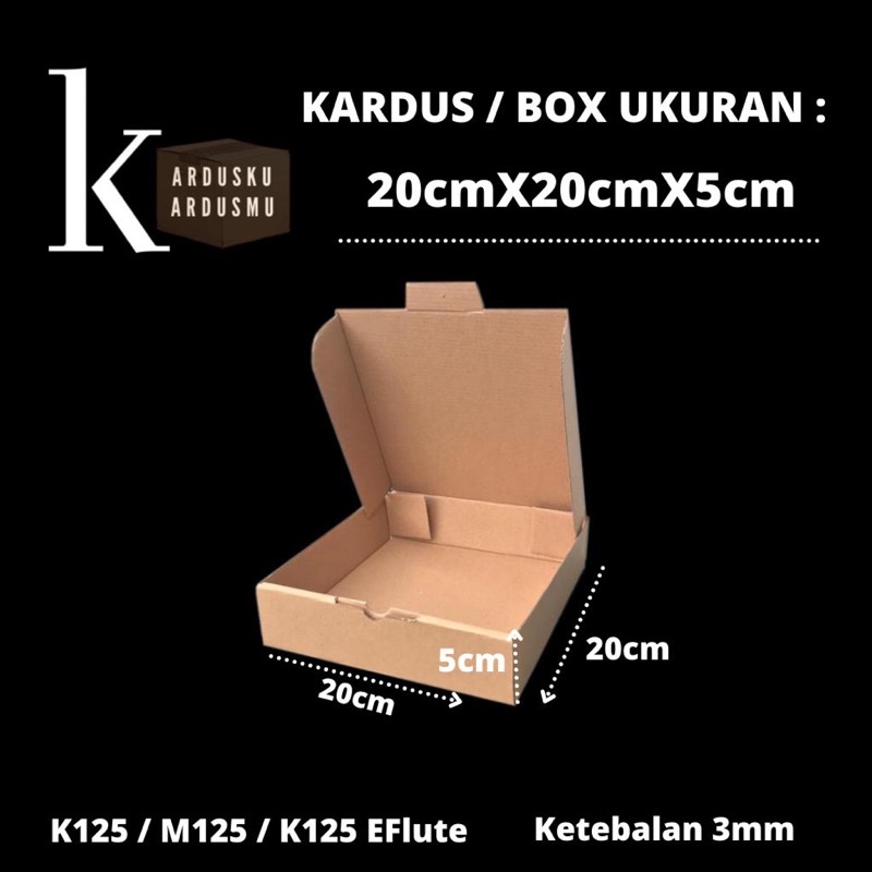 

DIE CUT / KARDUS PIZZA 20 x 20 x 5 cm