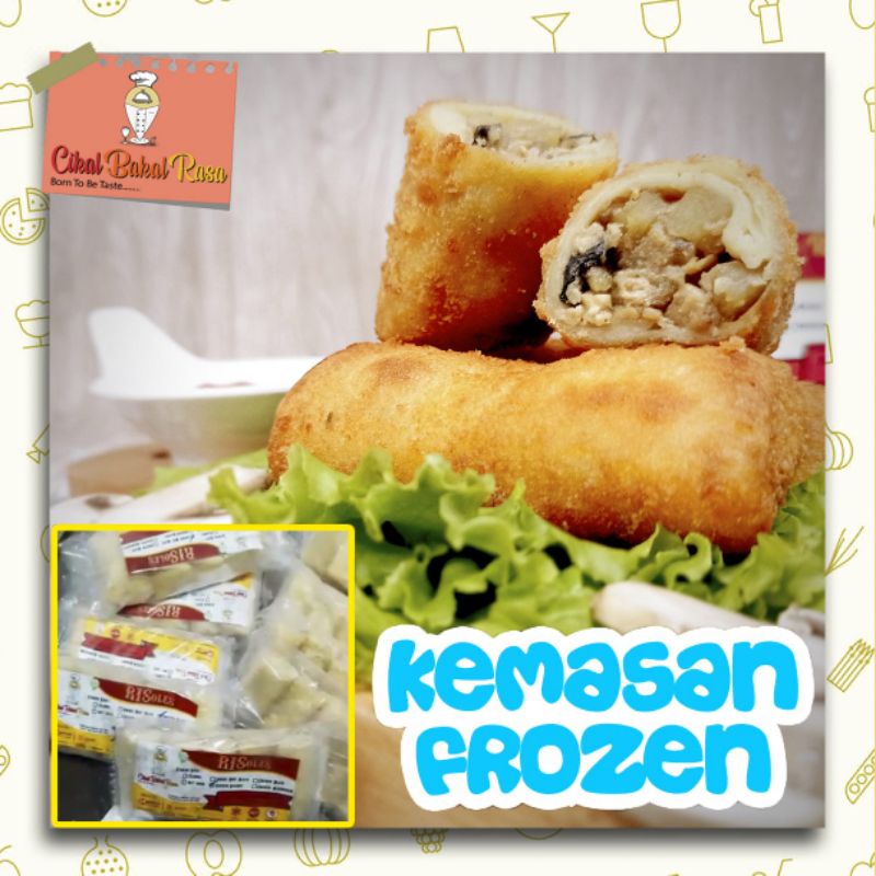 

FROZEN RISOL / RISOLES CHICKEN MUSHROOM / AYAM JAMUR CIKALBAKALRASA