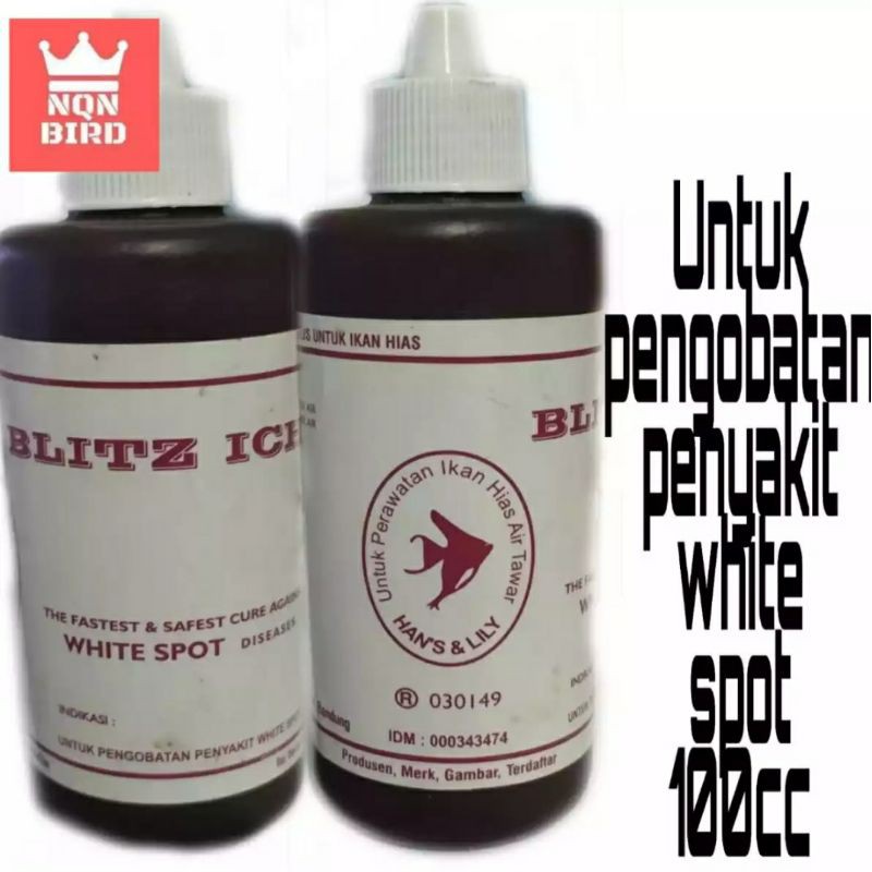 

obat ikan bilzt icht white spot 100cc