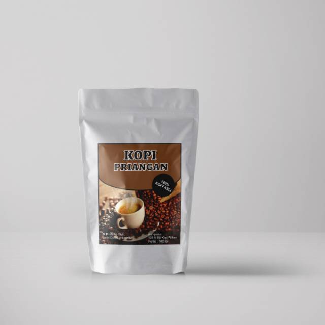 

KOPI PRIANGAN MIX BUBUK MURNI PLUS GULA 100 GR KOPI ASLI JAWA BARAT DENGAN AROMA DAN RASA KHAS