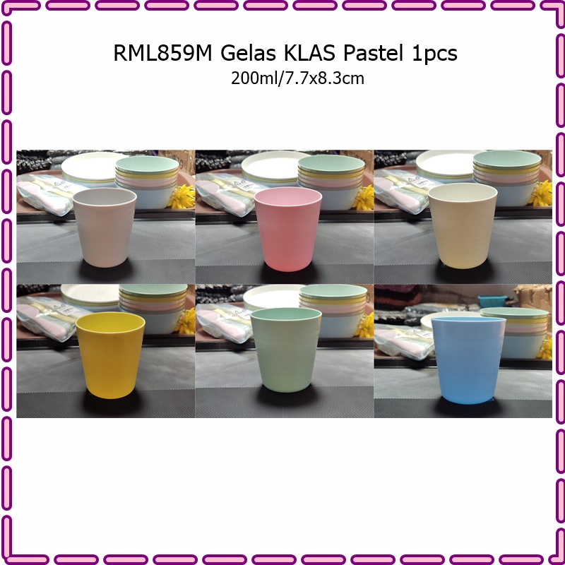 [1pcs] RML859M Gelas Anak KLAS Pastel