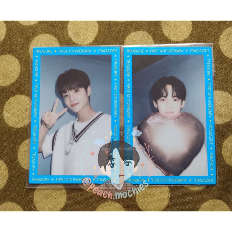 (baca desc) RPC JIHOON HYUNSUK RANDOM PHOTOCARD MAGAZINE BLUE