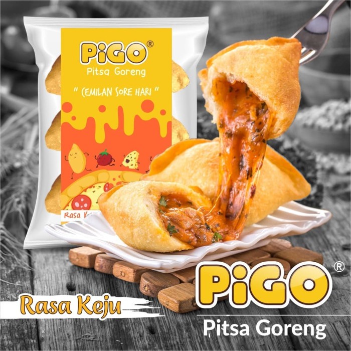 

⭐ COD ⭐ Indosaji Pigo Pitsa Goreng Rasa Keju